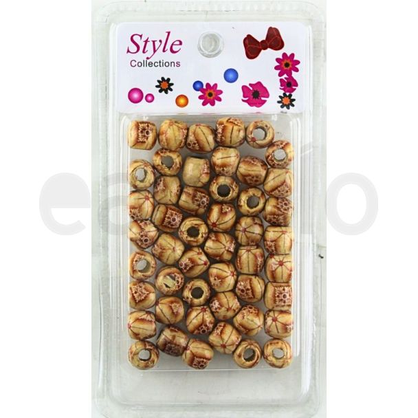 Hair Braiding Beads - Natural Colour