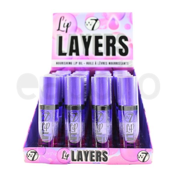 W7 Lip Layers Nourishing Lip Oil - 8ml