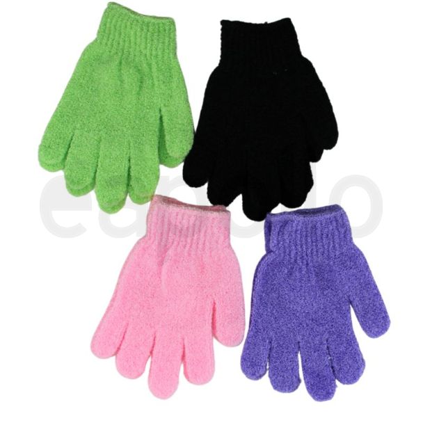 Body Scrubber Gloves - Assorted Colours