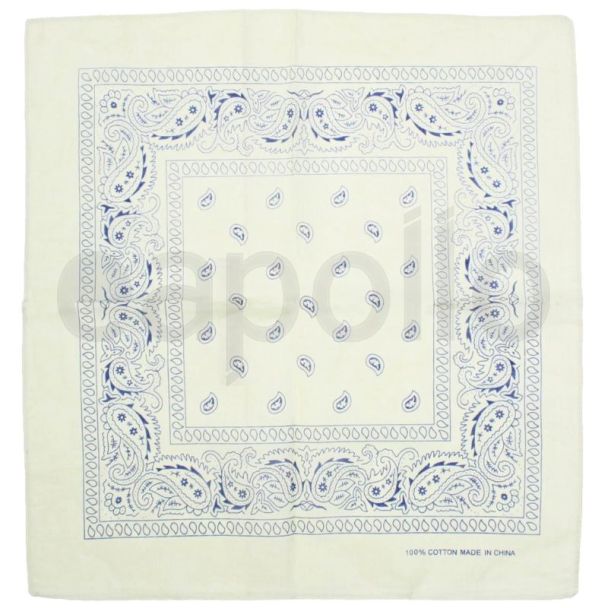 Paisley Bandana - Pale Lemon