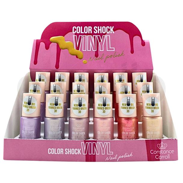 Constance Carroll Vinyl Gel Pro Salon Nail Polishes -  Pastel Assortment