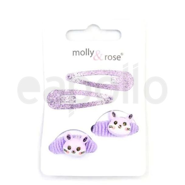 4pcs Glitter Sleepies and Animal Jersey Hair Elastic Ponios Set