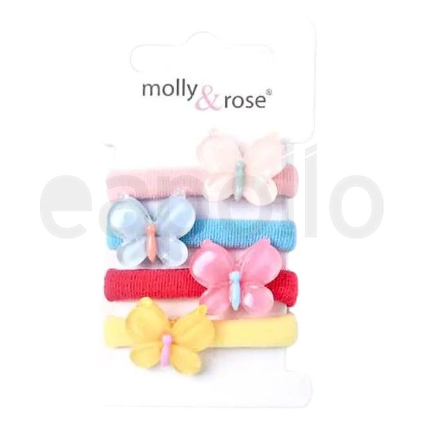 Butterfly Motif Clips & Jersey Elastics Set