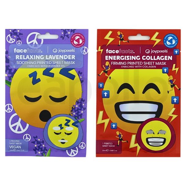 Face Facts Joypixels Printed Sheet Masks 
