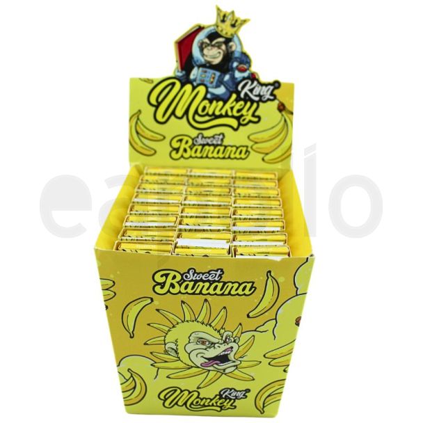 Monkey King Sweet Banana Flavour King Size Slim Paper + Tips 