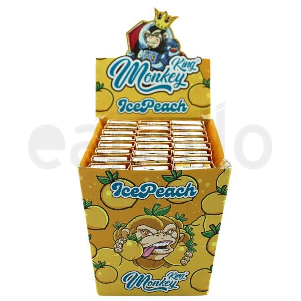 Monkey King Ice Peach Flavour King Size Slim Paper + Tips 