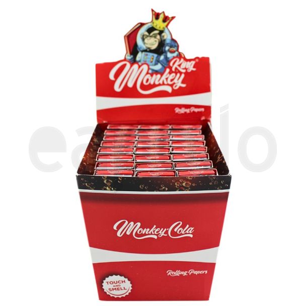 Monkey King Monkey Cola Flavour King Size Slim Paper + Tips 
