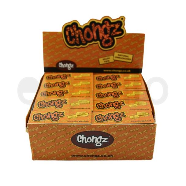 Chongz Orange Unbleached Perforated Tips 
