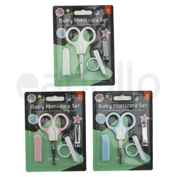 4 Piece Baby Manicure Set - Assorted