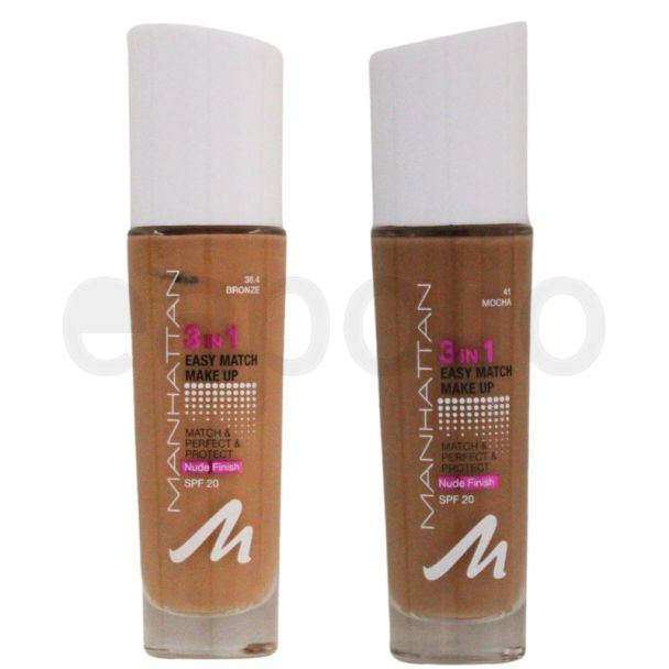 Manhattan 3-in-1 Easy Match Foundation - Assorted 