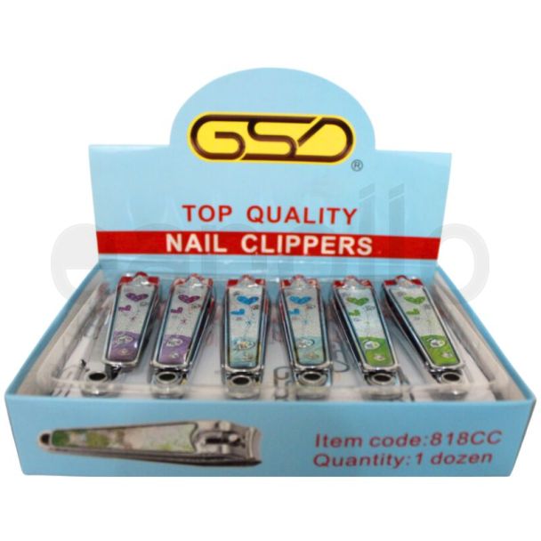Wholesale GSD Top Quality Nail Clippers - Love Design & Assorted Colour