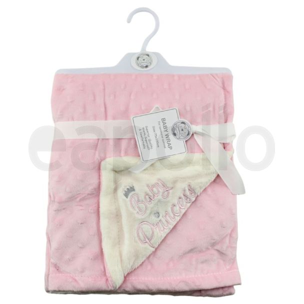 Baby Wrap Warm & Supersoft - Pink