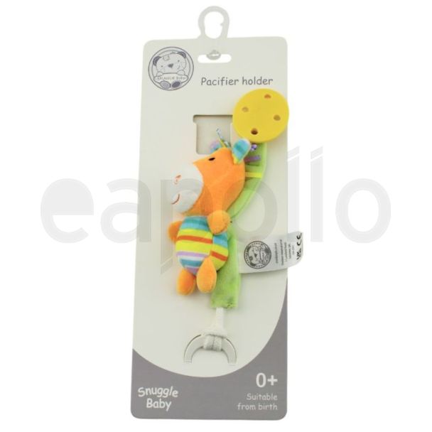 Soft Giraffe Baby Pacifier Holder