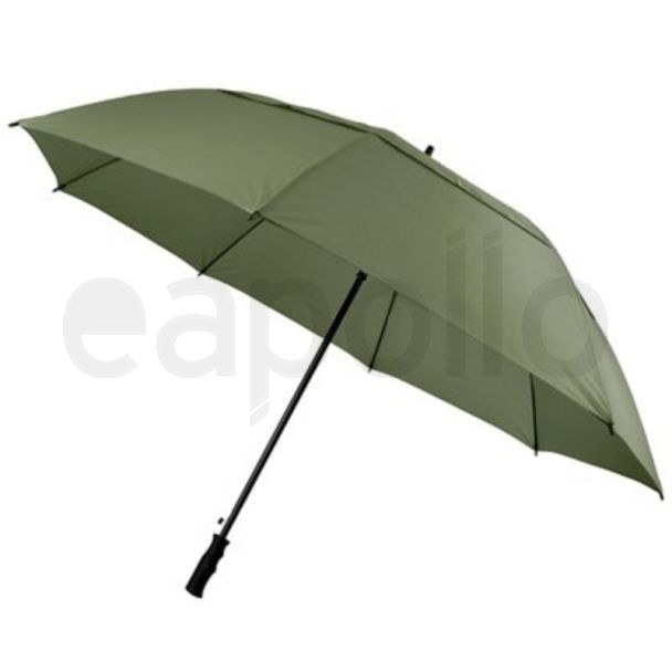 Green Auto Golf Umbrella Fibre Glass Shaft