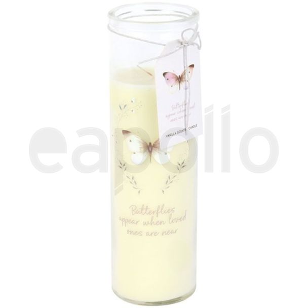 Butterflies Appear Tube Candle - Vanilla 