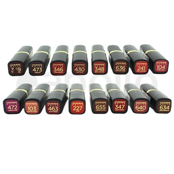 L'Oréal Paris Color Riche Matte Lipstick - Assorted Shades