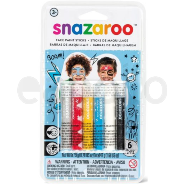 Snazaroo Adventure Face Paint Sticks