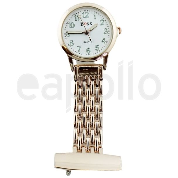 Wholesale BOXX Fashion Fob Watch - Rose Gold & White