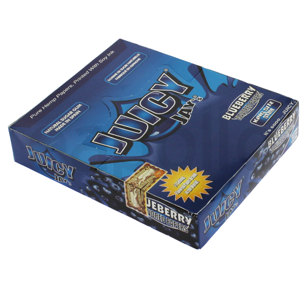 Wholesale Juicy Jay's King Size Slim R-Paper - Blueberry