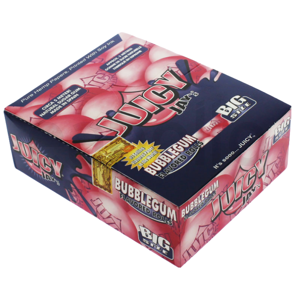 Wholesale Juicy Jay's Big Size F-Rolls - Bubblegum