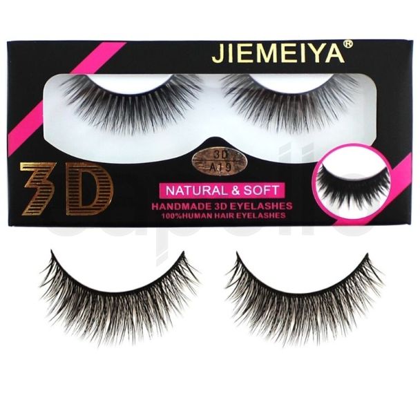 Wholesale Jiemeiya Natural & Soft 3D Handmade Eyelashes - A19