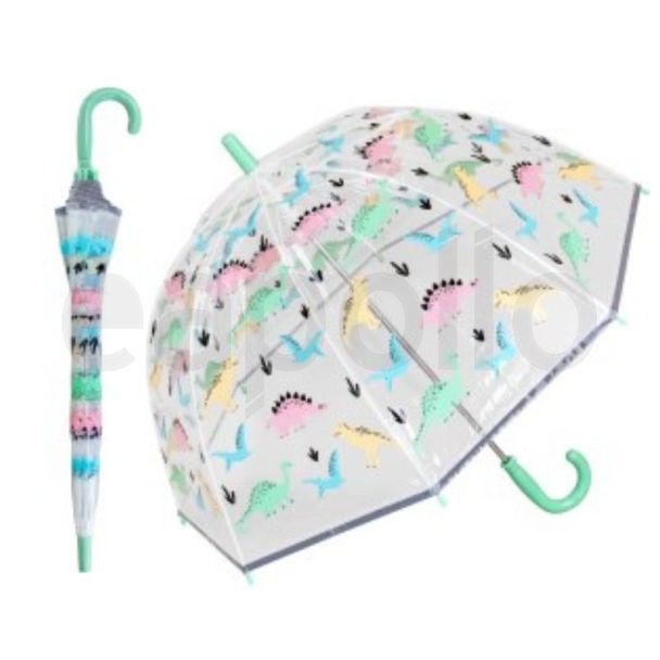 Wholesale Children's Dinosaur Print Dome Umbrella