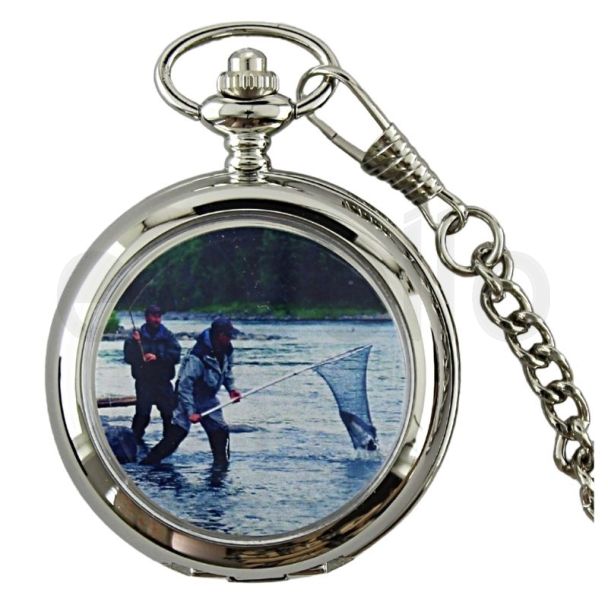 Wholesale silver pocket watch with chain 