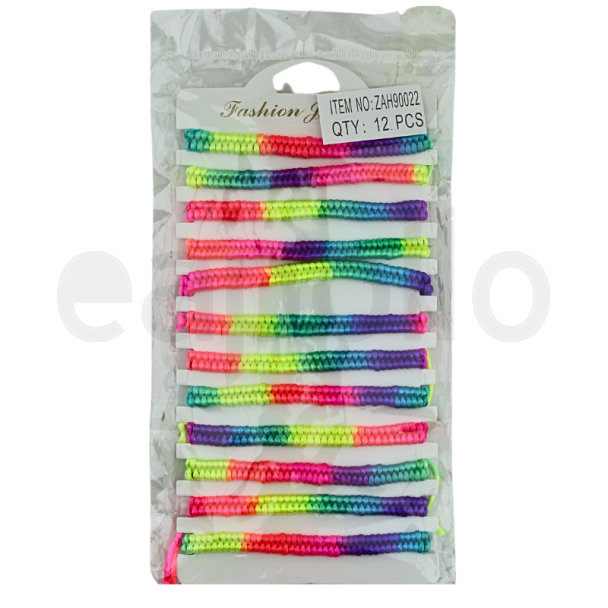 Rainbow Multicolour Bracelet - Pack of 12