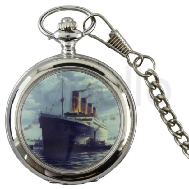 Wholesale silver pocket watch with chain 