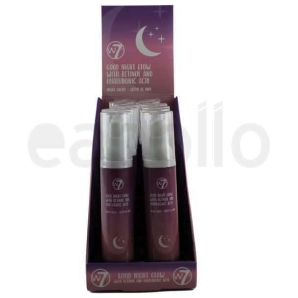 w7 Good Night Glow Night Cream With Retinol & Hyaluronic Acid