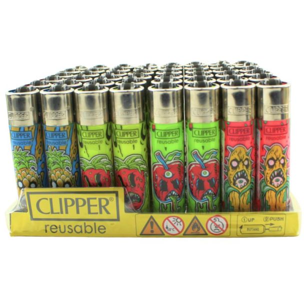Clipper Reusable Lighters Design "Diabolic Fruit" - Assorted