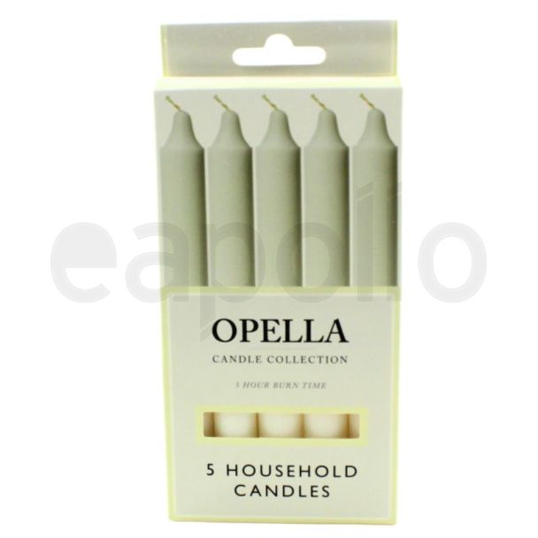 Opella 5 Household Candles 5 hours Burn Time 