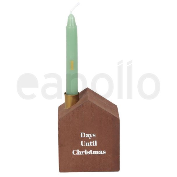 Mini Advent Candles with Holder - Set of 24