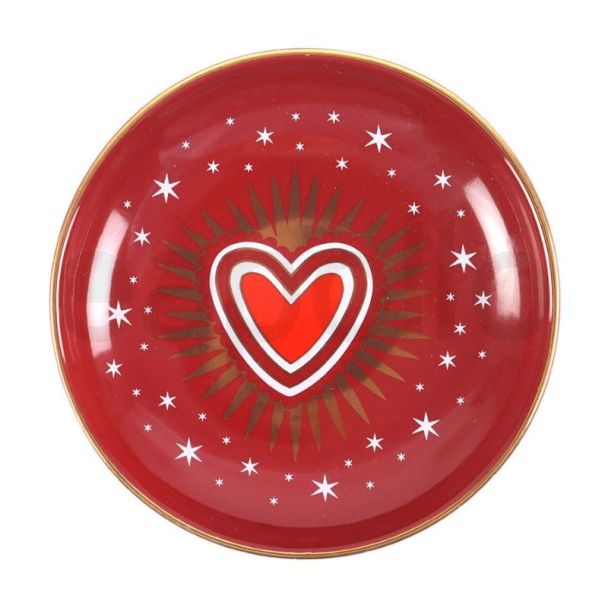 Sacred Heart Design Trinket Dish - 10.5cm