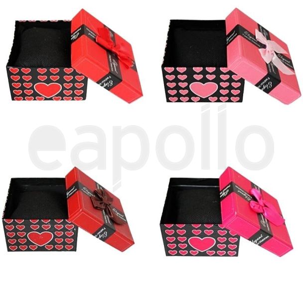 Wholesale 'Elegant Fashion Watches' Watch Box With Cushion- Assorted Colours 