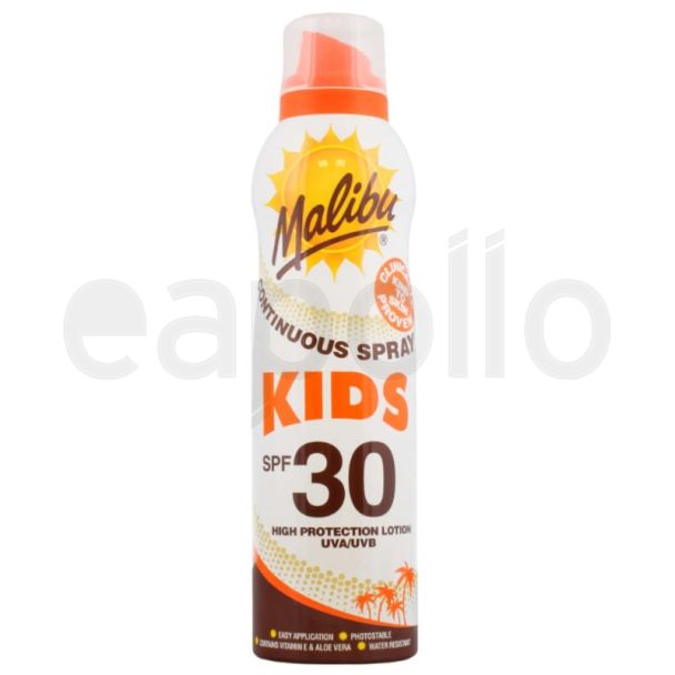 Malibu Kids SPF 30 Sun Protection Spray Lotion (175ml)