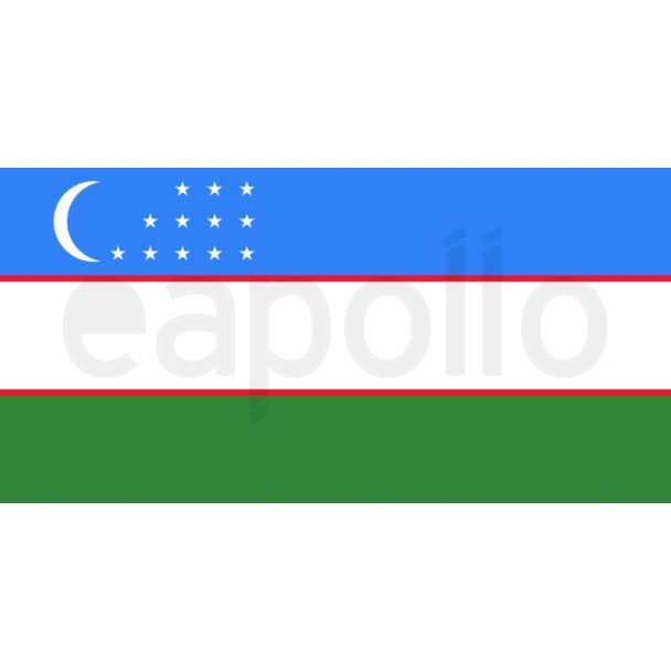 Uzbekistan Flag 5ft x 3ft