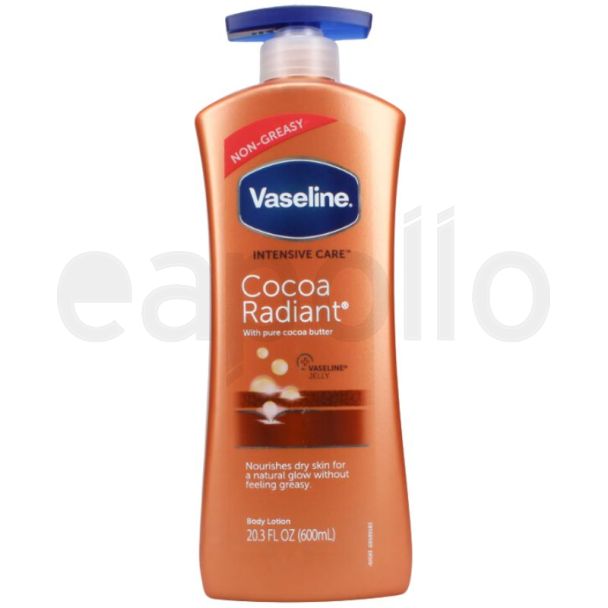Vaseline Cocoa Radiant Pump Body Lotion - 600ml