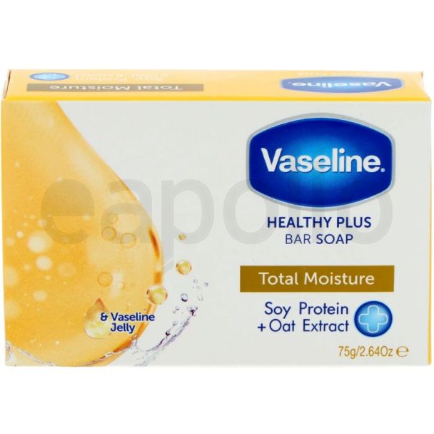Vaseline Healthy Plus Bar Soap- Total Moisture (75g)