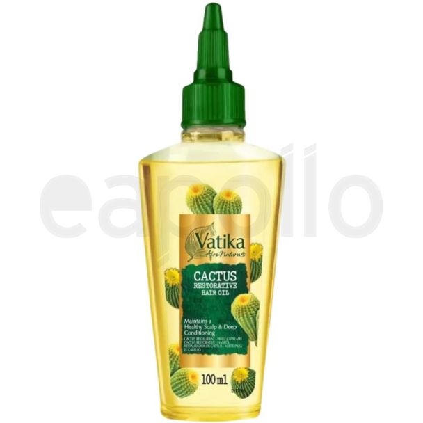 Vatika Afro Naturals Cactus Restorative Hair Oil -  (100ml)