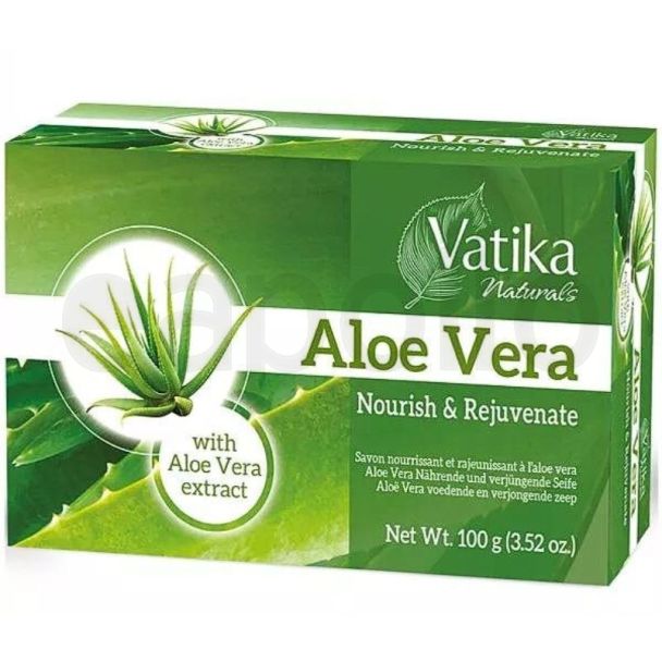 Vatika Aloe Vera Nourish & Rejuvenate Soap - 100g