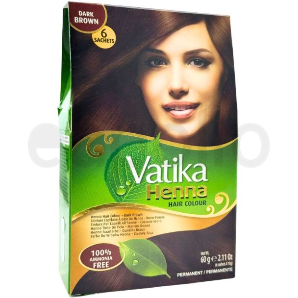 Vatika Henna Hair Colour - Dark Brown (BB-04/27)