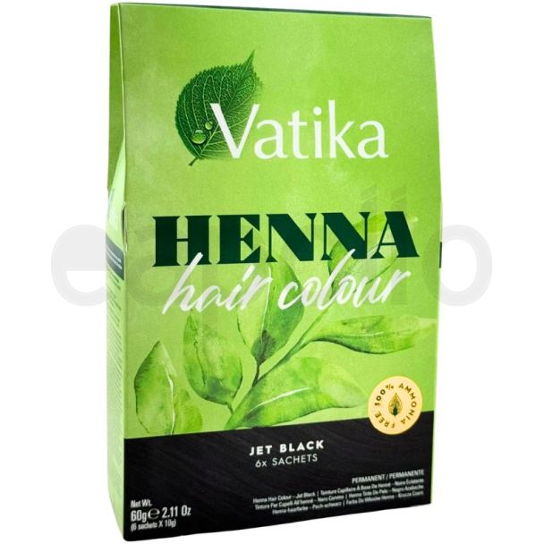 Vatika Henna Hair Colour - Jet Black (BB-09/27)