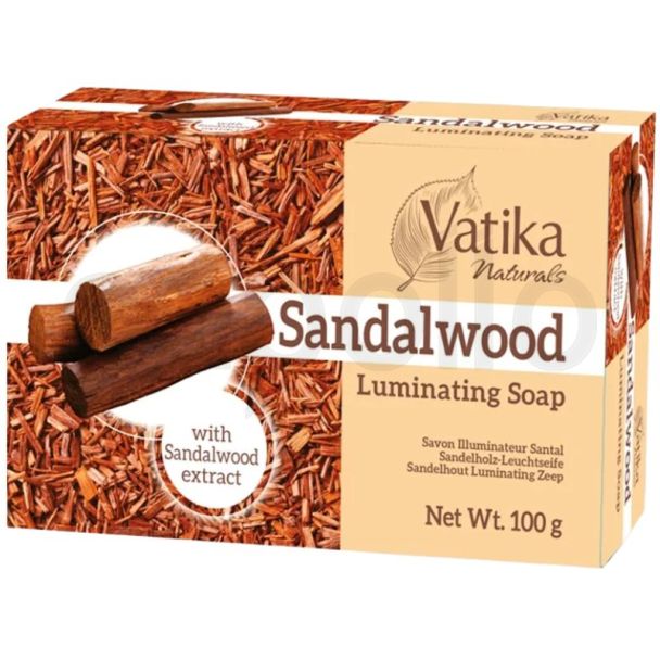 Vatika Sandalwood Luminating Soap - 100g