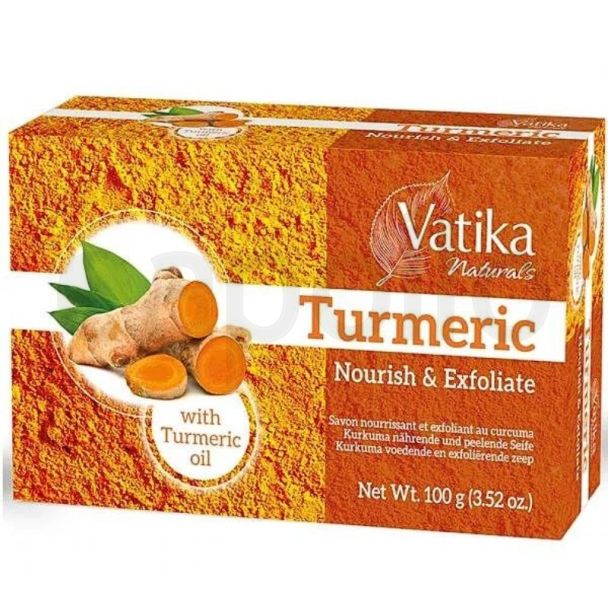 Vatika Turmeric Nourish & Rejuvenate Soap - 100g