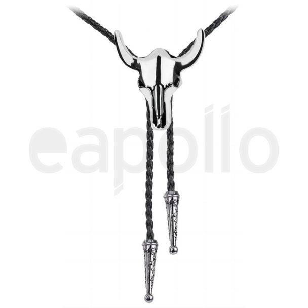 Vintage Western Bull Bolo Tie