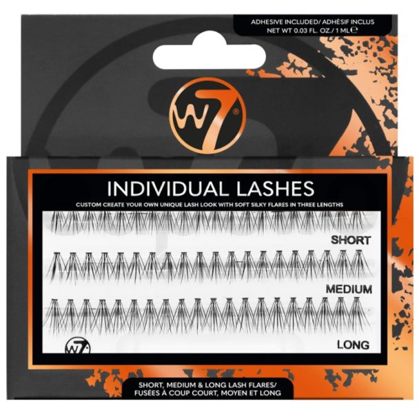 W7 Individual Lashes Pack With Assorted Sizes