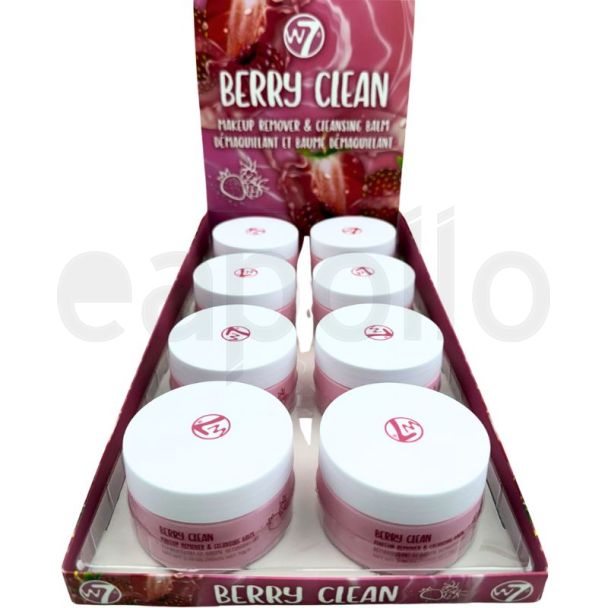 W7 Berry Clean Makeup Remover and Cleansing Balm (70g)