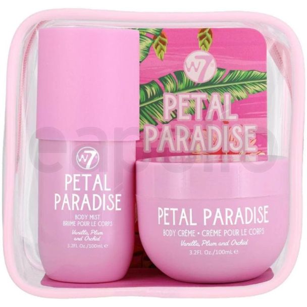 W7 Body Mist & Body Cream Travel Set - Petal Paradise