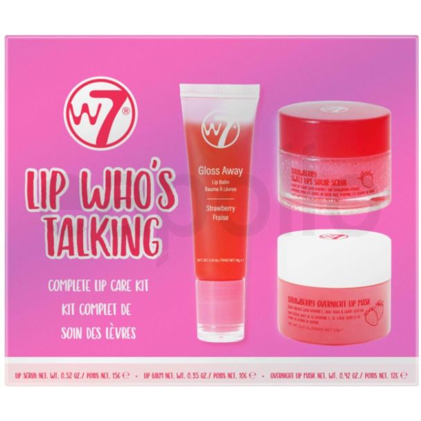 W7 Complete Lip Care Gift Set- Lip Who's Talking 